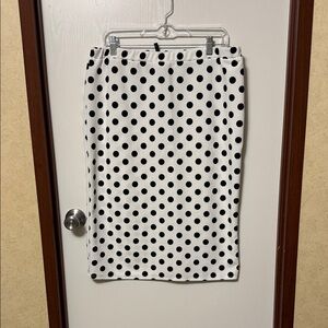 Moa Polka Dot Pencil Skirt Size 3X